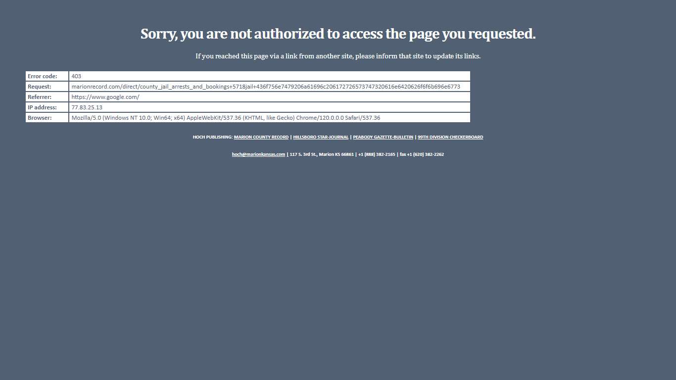 HOCH Publishing Marion County KS newspapers